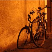 Picture Of Bicylce And Night