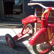 Picture Of Old Red Kid Bike
