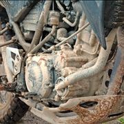 Picture Of Old Rusted Motorcycle