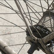 Picture Of Part Of An Old Bicycle