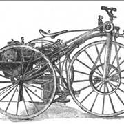 Picture Of Steam Velocipde Tricycle 1884