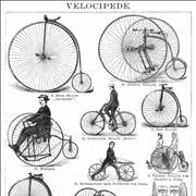 Picture Of Velocipedes From German Encyclopedia 1887